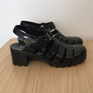 American Apparel jelly sandals